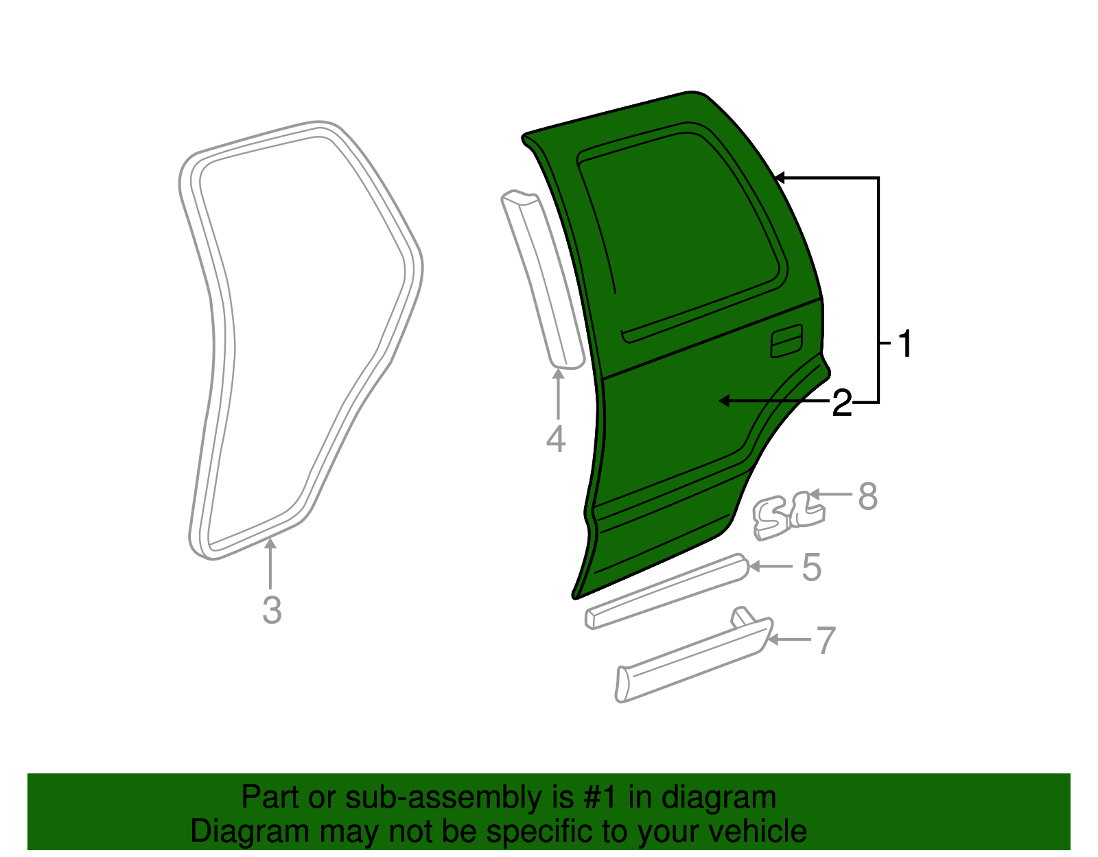 Door Shell - GM (89025259)
