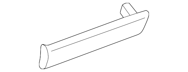 Molding Assembly, Rear S/D Lower (Right-hand) - GM (88935319)