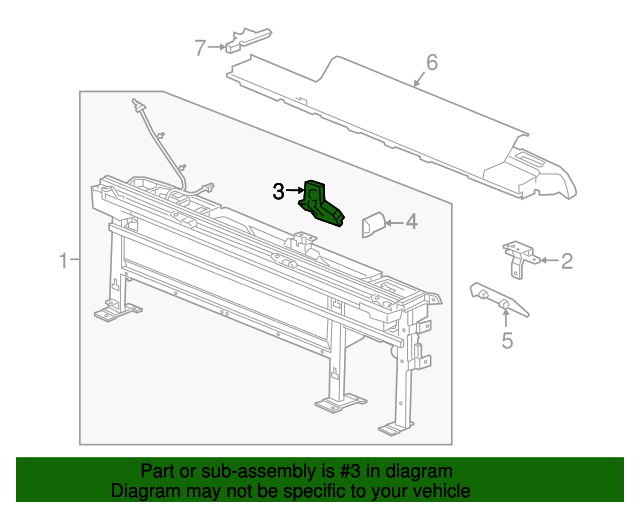 20102024 GM Rear Compartment Lid Latch 13513995 GM
