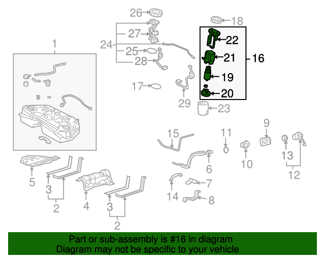 7702030292 Fuel Pump Assembly For 20072011 Lexus GS350 Lexus OE Parts