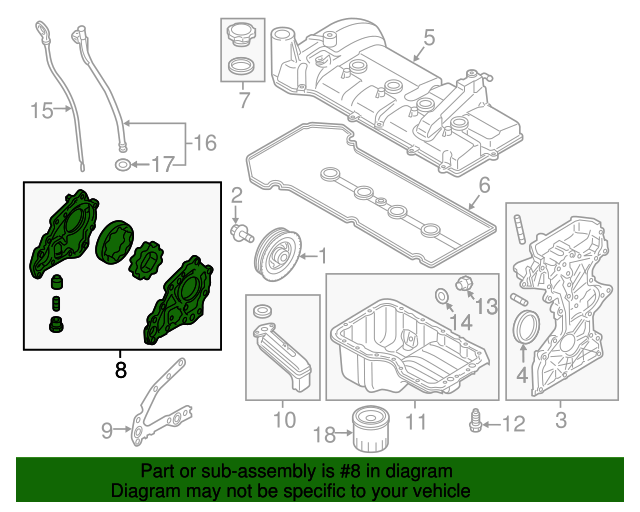20112014 Mazda 2 Oil Pump ZJ0114100