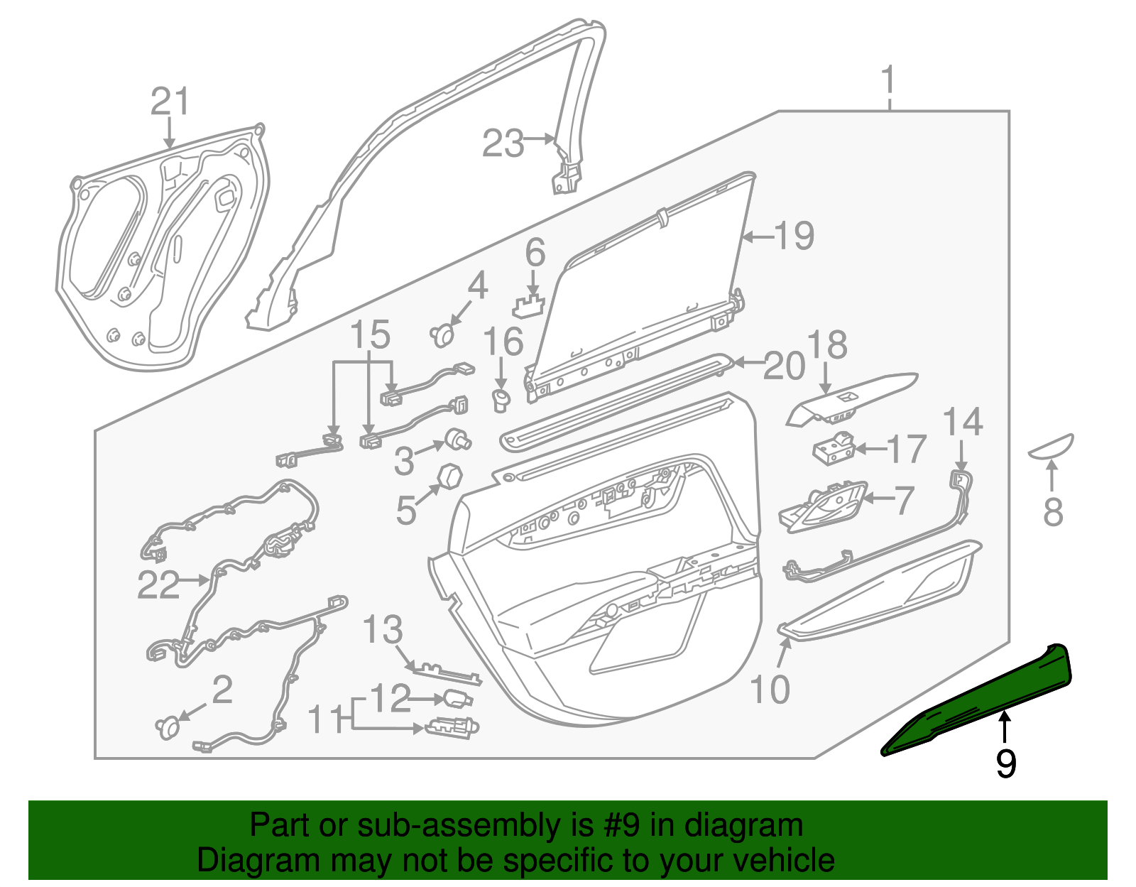 F Insert - Cadillac (84153526)