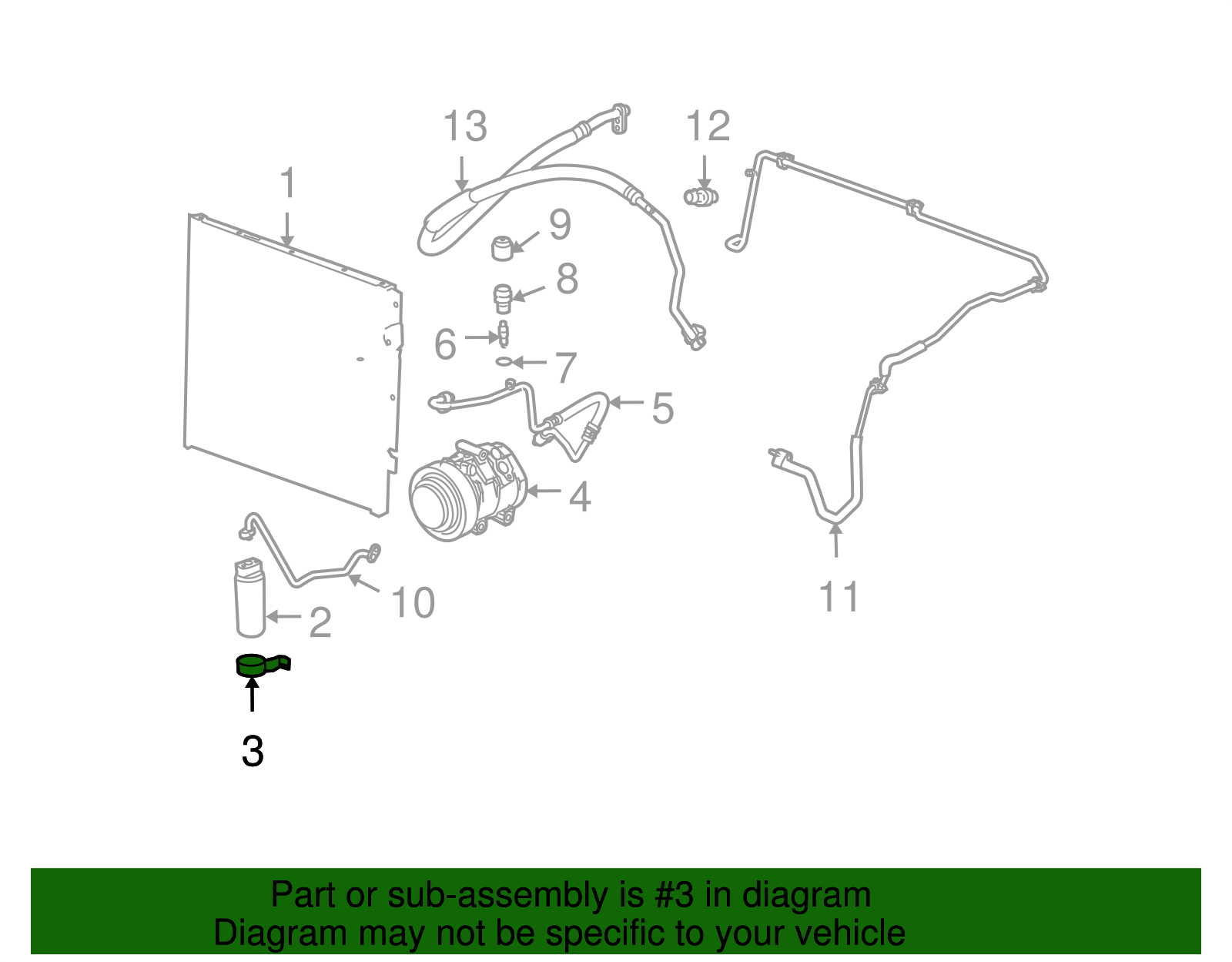 Accumulator Bracket - GM (89018407)