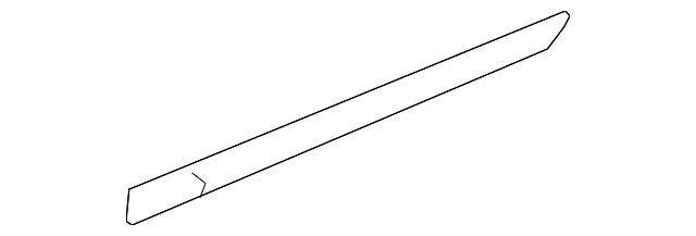 GM OEM REAR DOOR-Body Side Molding Left 22832438