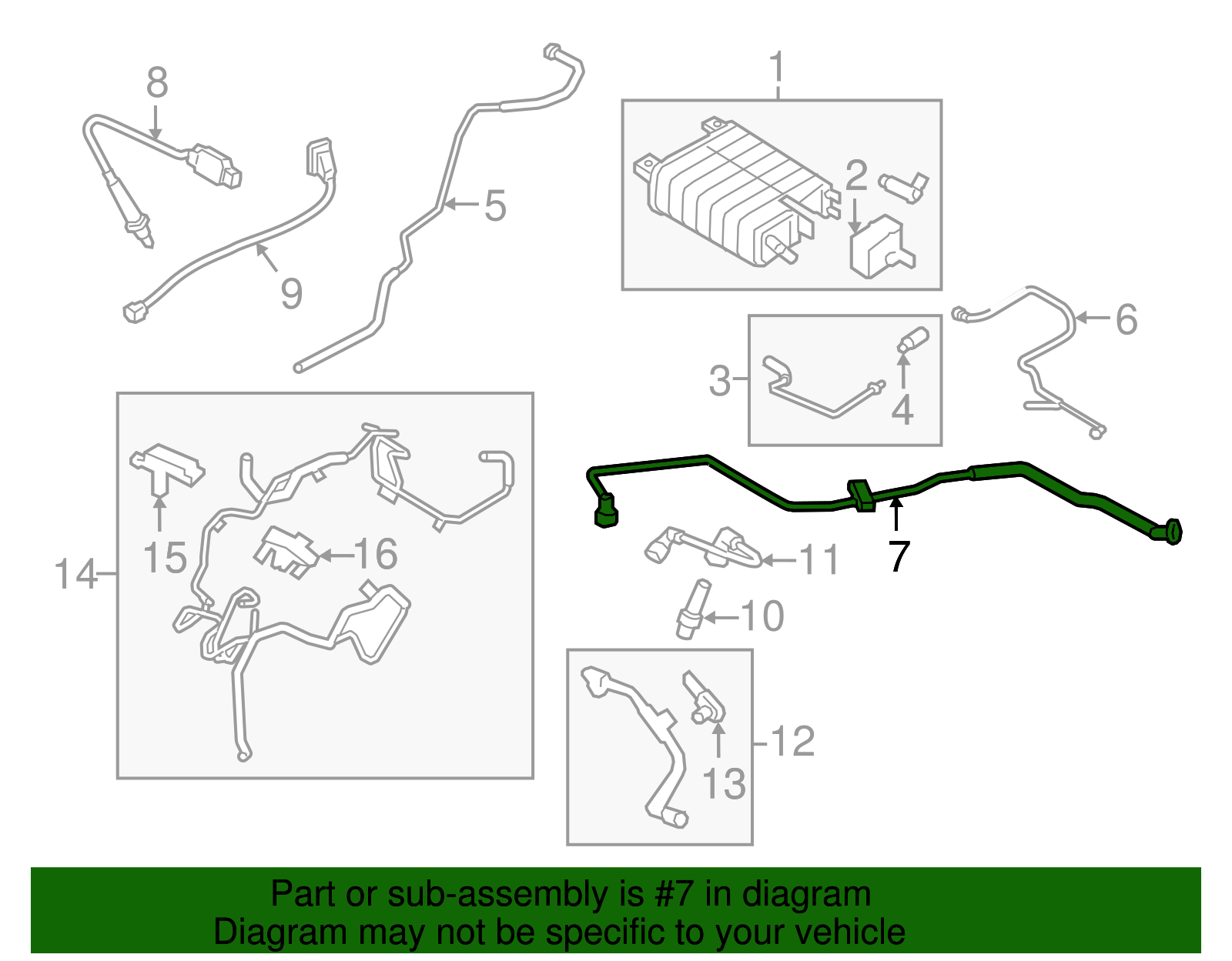 Air Tube - Ford (GD9Z-9D683-C)