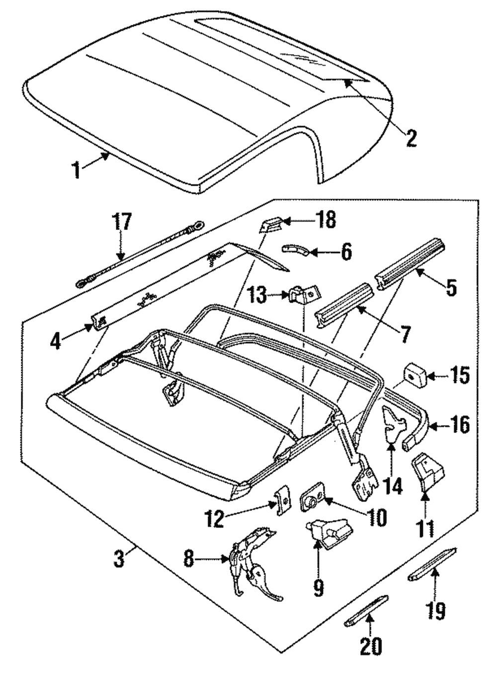 Tack Strip - Ford (E9JY-7641745-A)