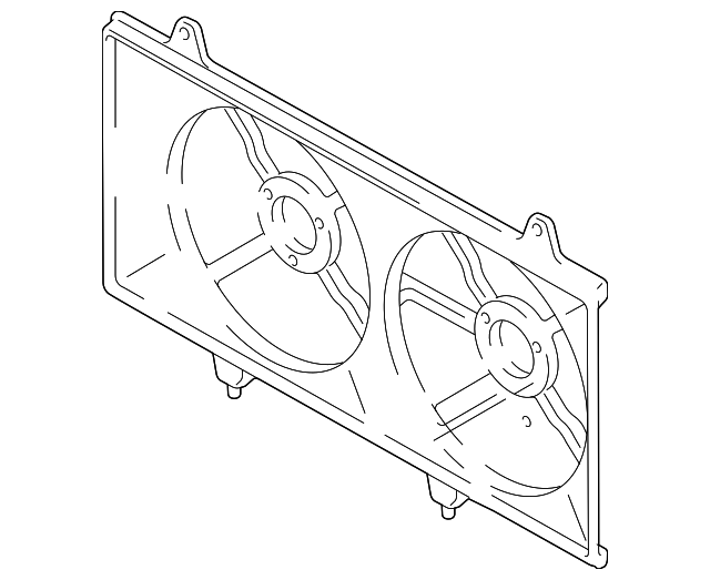 Mazda L3M8-15-140A Engine Cooling Fan Blade