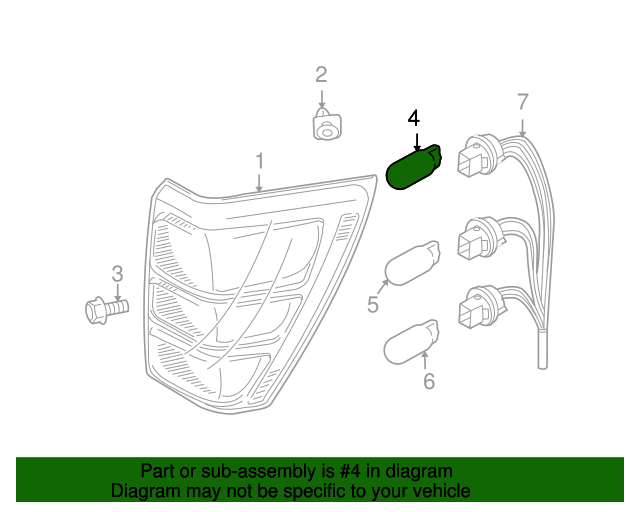 19992013 Suzuki Tail Light Bulb 0947112192 Suzuki Car Parts