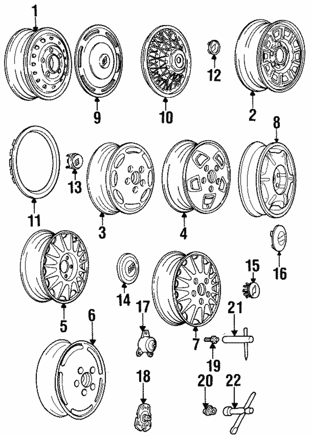 Wheel, Steel - GM (9592147)