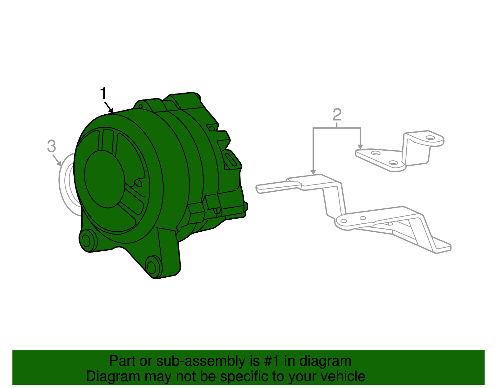 Motorcraft™ Alternator - Ford (GL-8725-RM)