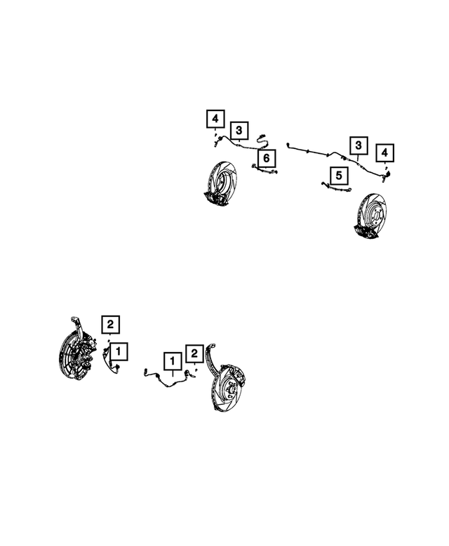 20212024 Jeep ABS Sensor Wiring Clip 68460010AB Mopar eStore