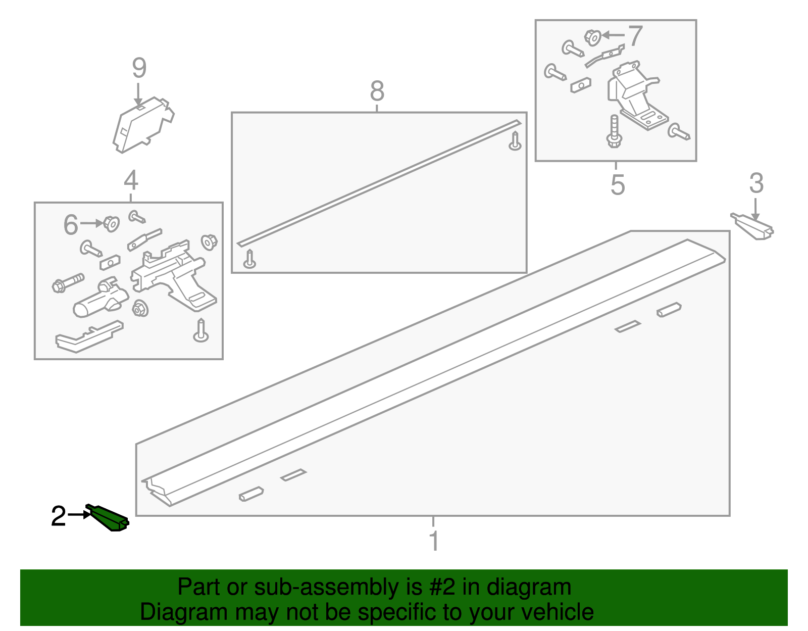 2018-2024 Ford 2018-2024 Ford - Front Cap JL1Z-16A454-AB | My Ford Part