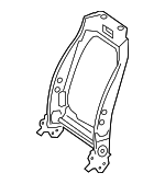 0009100709 - : Seat Back Frame for Mercedes-Benz: S 450, S 550, S 550e, S 560, S 600, S 63 AMG&amp;reg;, S 65 AMG&amp;reg; Image
