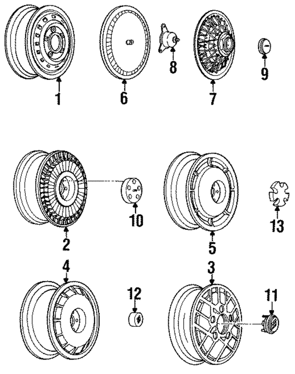 Wheel, Standard - GM (9591127)