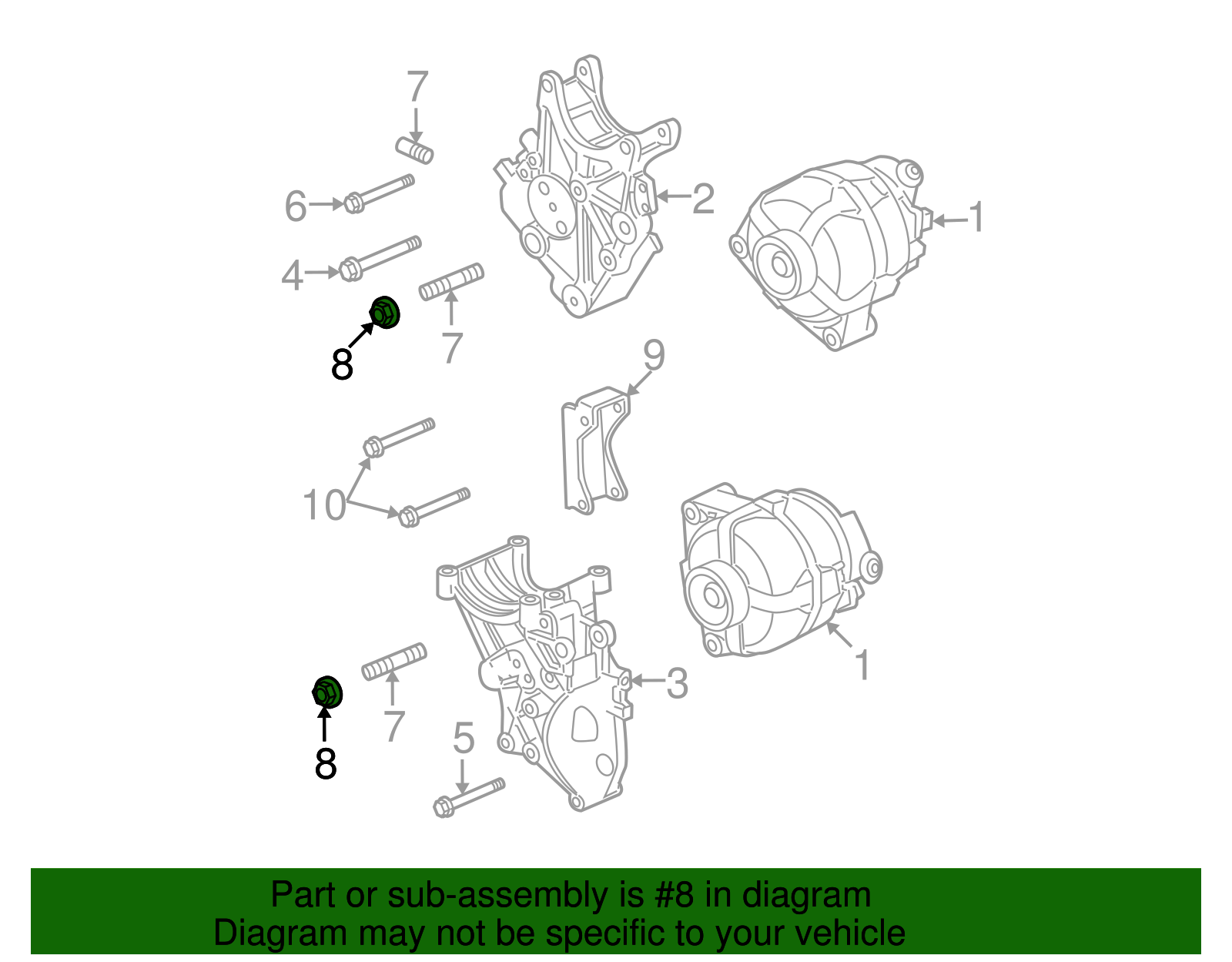 Multi-Purpose Nut - GM (94012045)