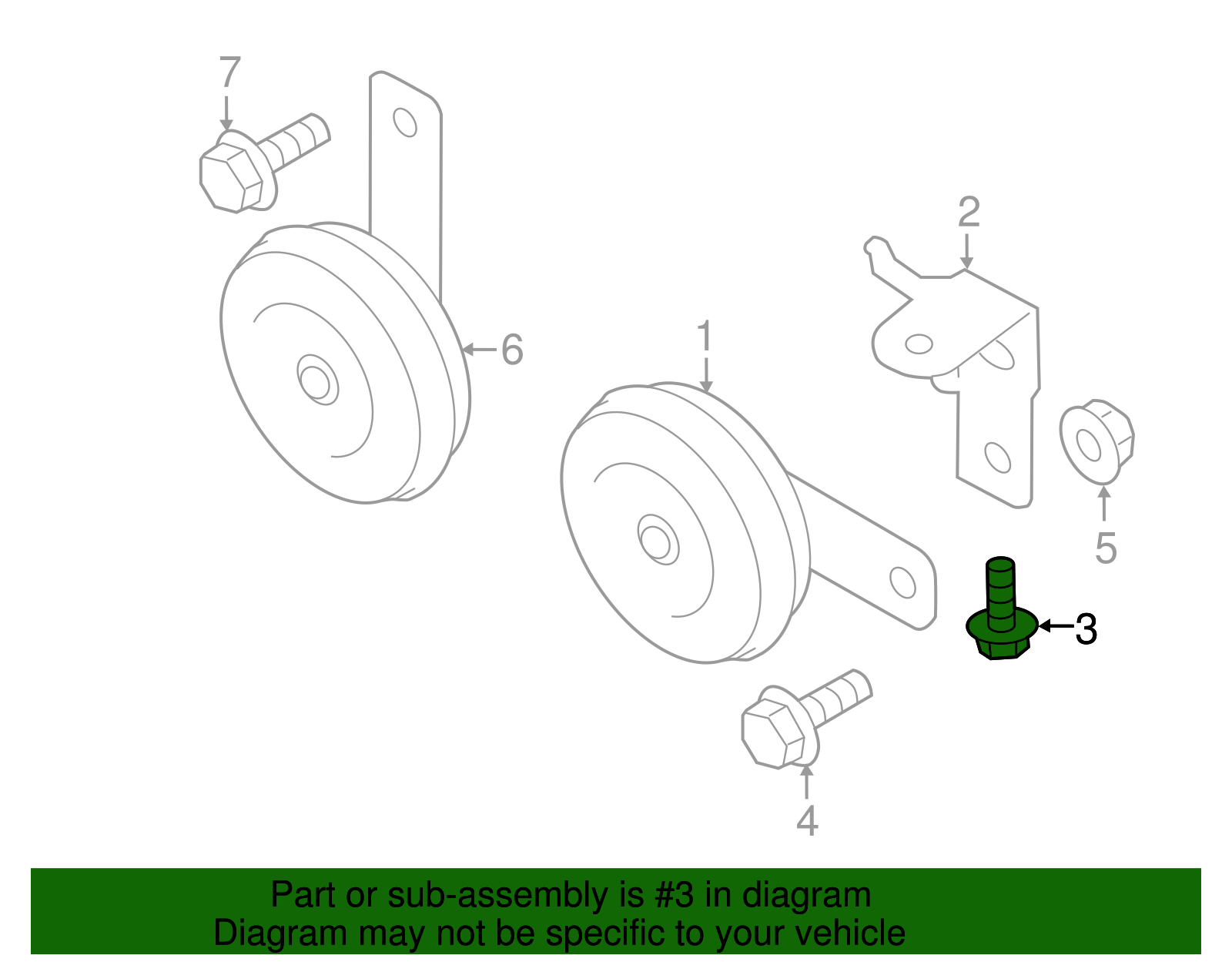 High Note Horn Screw - Scion (SU003-02928)