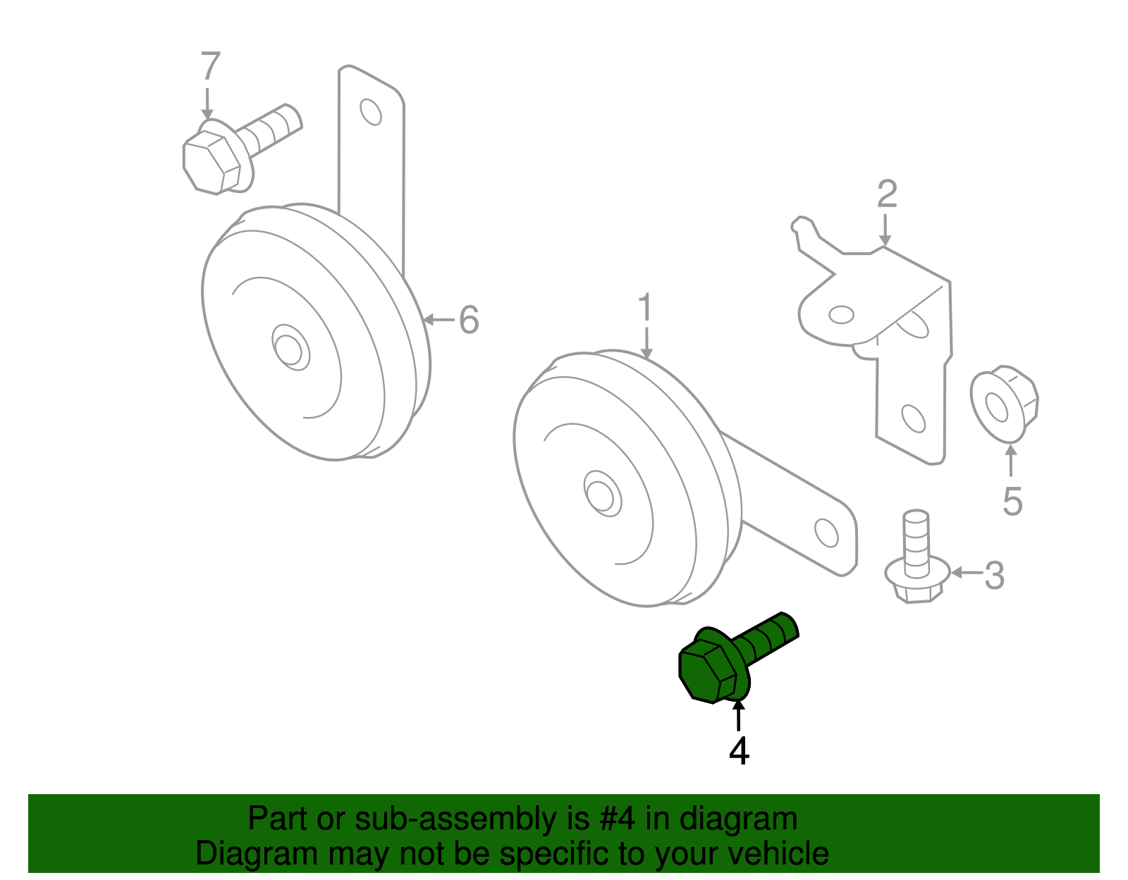 High Note Horn Bolt - Scion (SU003-02788)