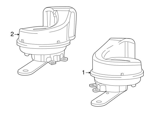 Low Note Horn 7B0-951-221-B