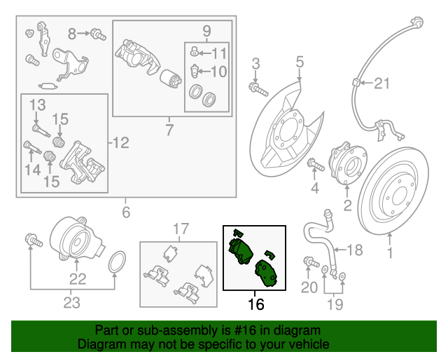 20132015 Mazda CX5 Brake Pads Rear K0Y12648ZD