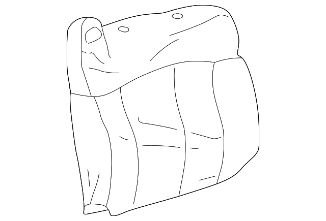 Seat Back Cushion Cover - GM (89041036)