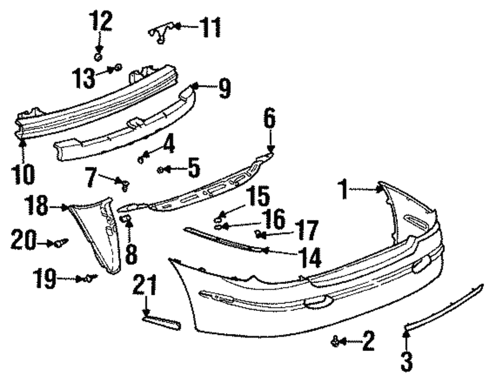 Fascia Assembly, Rear Bpr - GM (12483119)