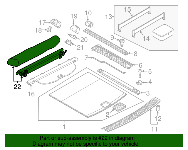 20112018 Porsche Cayenne Luggage Compartment Partition Net 958551691