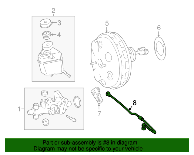 1724301029 Vacuum Hose 20172020 MercedesBenz SLC 43 AMG