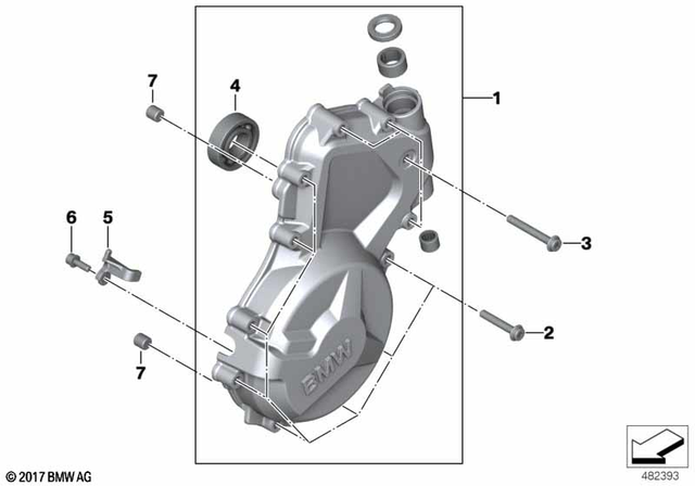 11147724485 - Isa Screw - M6X35 2009-2024 BMW-Motorrad | BMW  