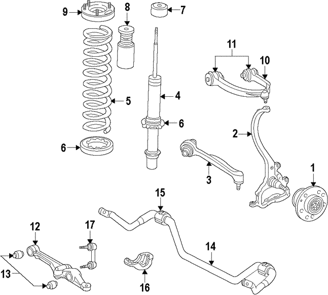 Chrysler 300 Tension Strut 4670508AG Mopar Parts