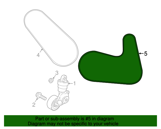 20162023 Mazda MX5 Miata Alternator Belt P30115909C