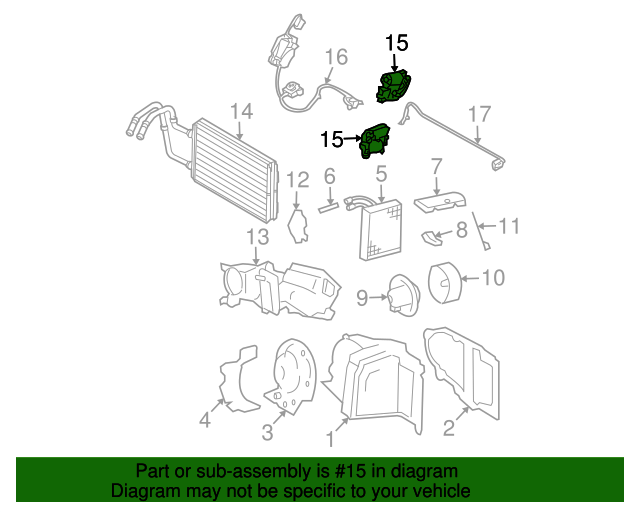 Motor Assembly 20032011 Lincoln Town Car (9W1Z19E616A) Wholesale