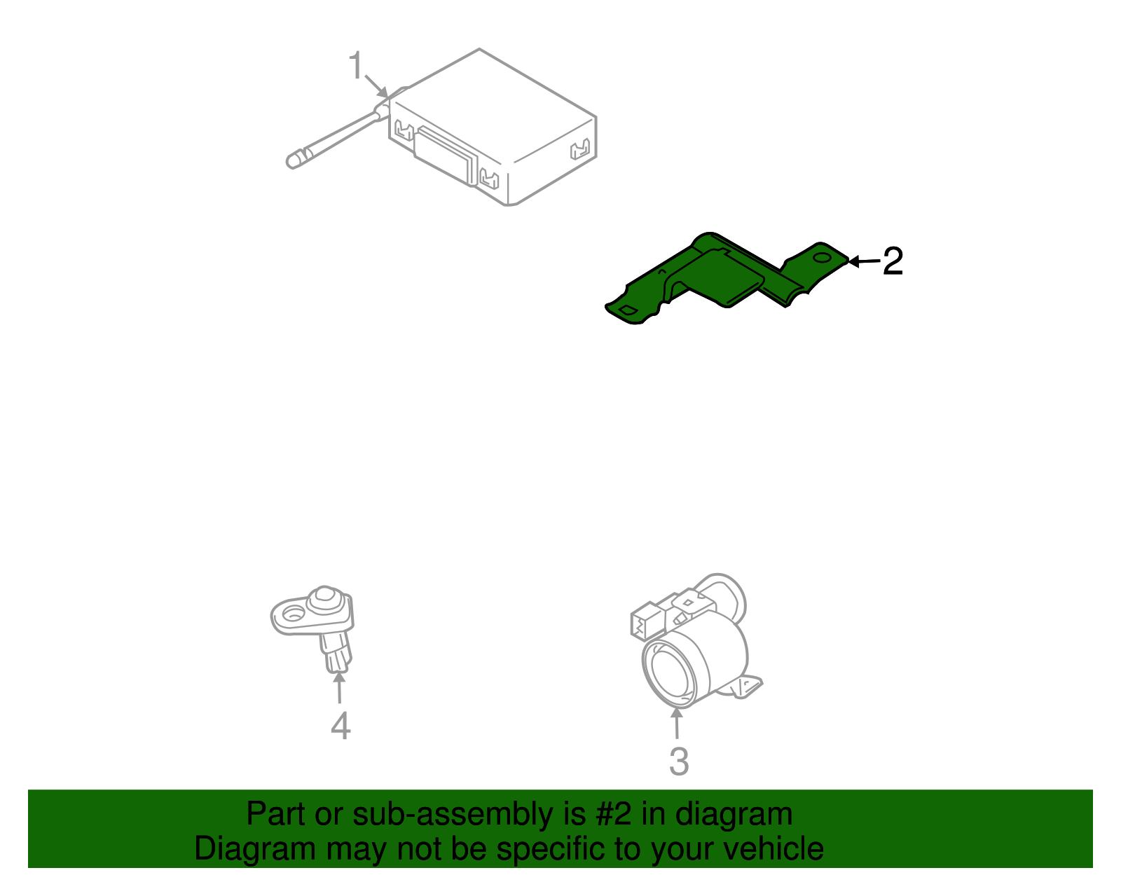 Bracket - GM (96540657)