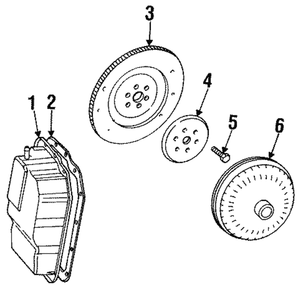 Automatic Transmission Torque Converter - Ford (YL8Z-7902-BCRM)