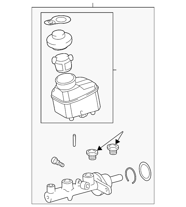 4720106290 Master Cylinder 20022006 Lexus MyLexusParts