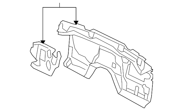 Inner Dash Panel Insulator - GM (92216972)