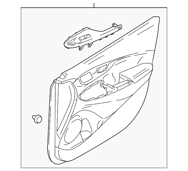 20192021 Hyundai Kona Electric Door Trim Panel 82307J9030TEY World