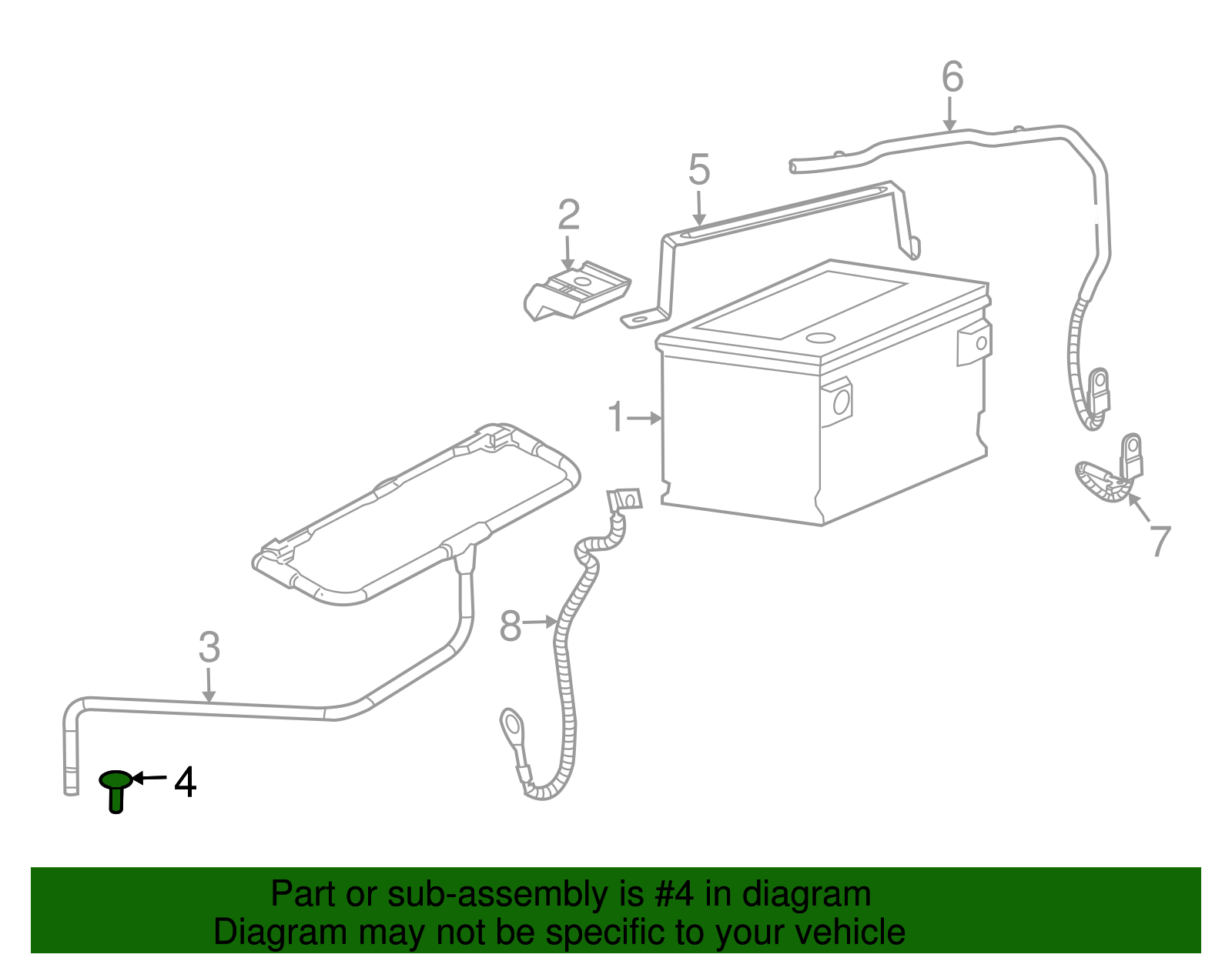 Vent Tube Grommet - Buick (25718300)