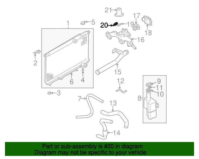 19892002 Hyundai Gauge Module Coolant Temperature 9465032520 OEM
