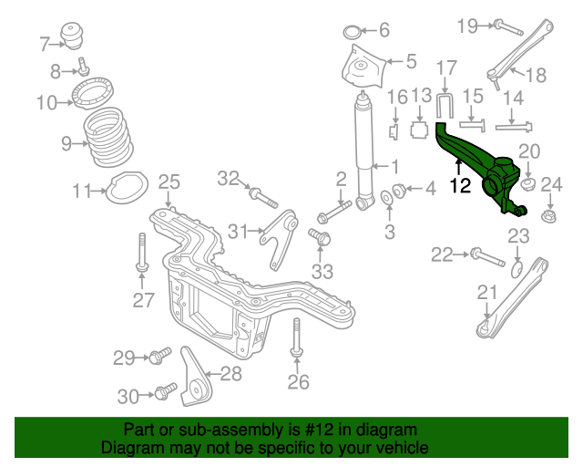 20082012 Ford Trailing Arm al8z5500b