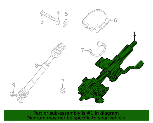 56390AA020 Steering Column 20212023 Hyundai Elantra hyundaiparts
