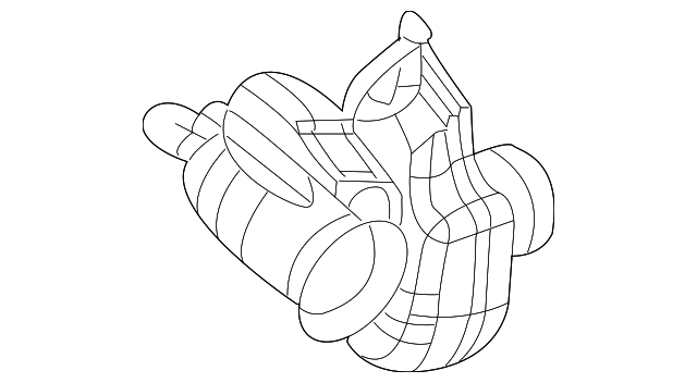 Duct Assembly, Front Int Air (W/ Reso) - GM (10360308)