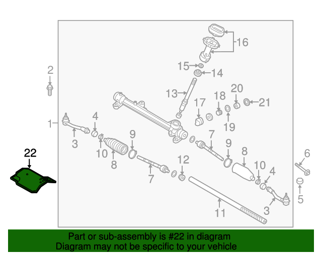 20172022 Kia Sportage Heat Shield 57280D9100 Kia Automotive Parts