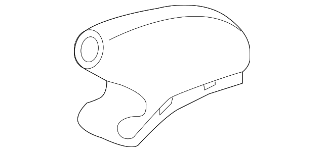 Jet Black Parking Brake Lever Boot - GM (96909226)