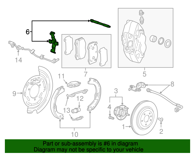 20142020 GM Disc Brake AntiRattle Clip 22968938 GM Parts Center