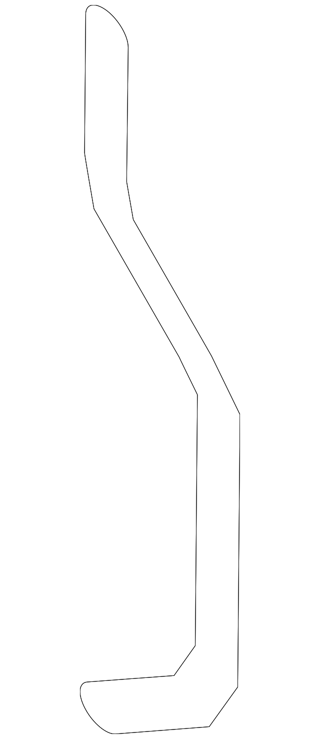 Sunroof Housing Front Drain Hose - GM (25671532)