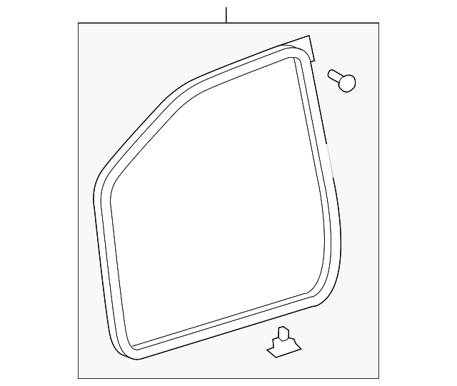 20072012 Toyota Yaris Door WeatherStrip 6786252190 OEM Parts Online