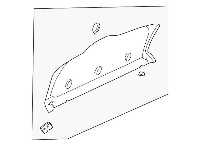 Pkg Tray Trim - Buick (25720842)