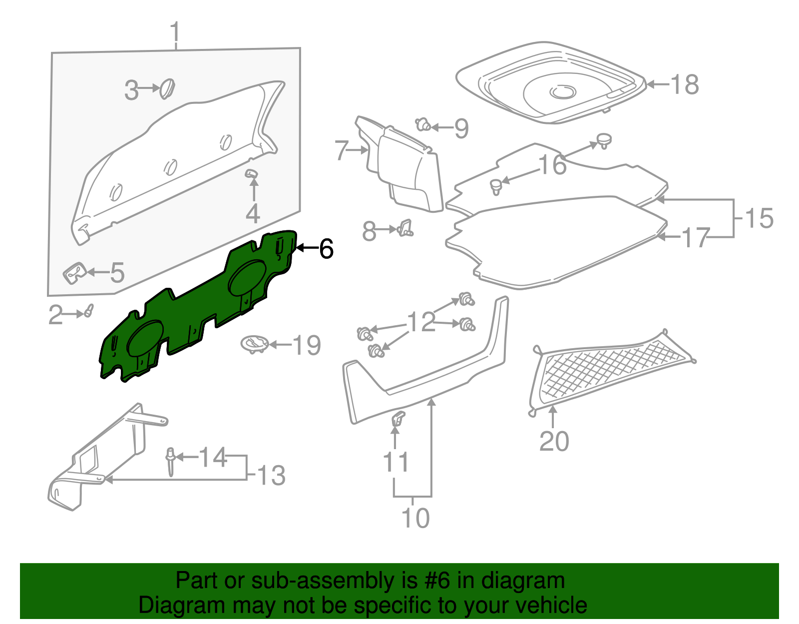 Sound Absorber - GM (25710078)