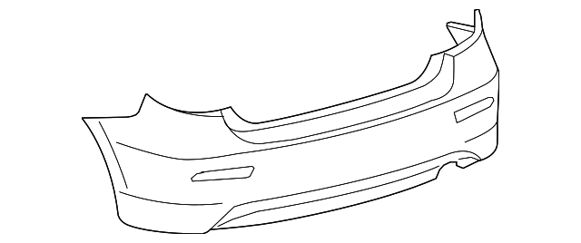 Cover Rear Bumper - Toyota (52159-02967)