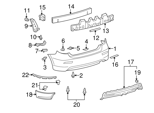 TOYOTA Genuine 76881-02060-B0 Spoiler Protector